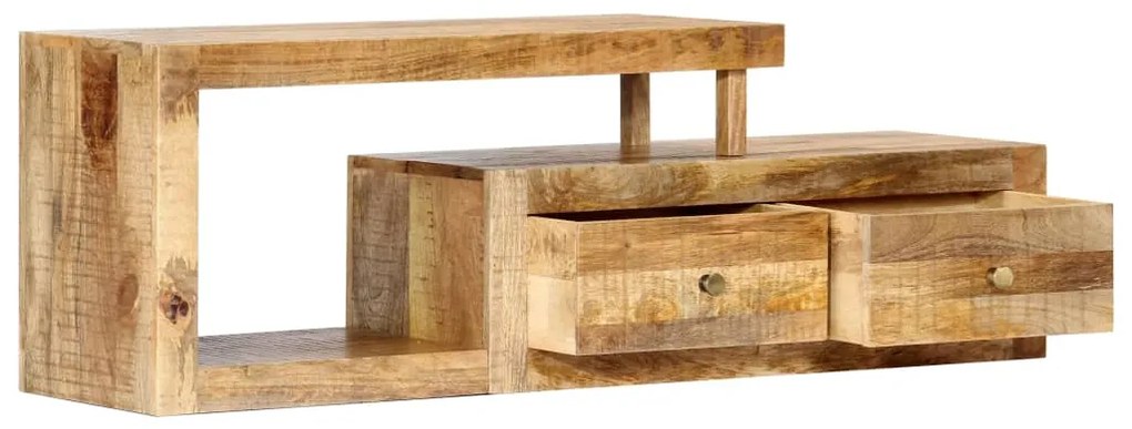 vidaXL Έπιπλο Τηλεόρασης 120 x 30 x 40 εκ. από Μασίφ Ξύλο Μάνγκο