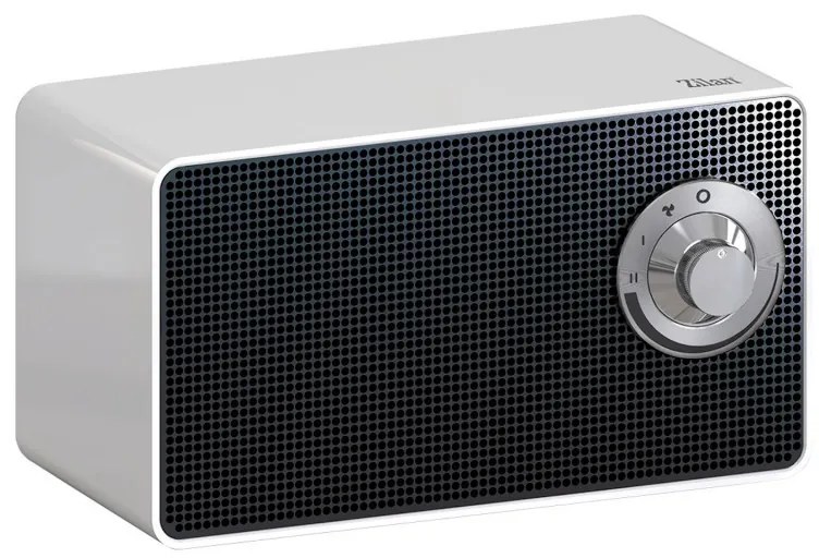 Κεραμικό αερόθερμο Zilan ZLN2007, Max 1000W, 2 επίπεδα ισχύος, Ελεγχος θερμοκρασίας με θερμοστάτη, PTC, Ασημί