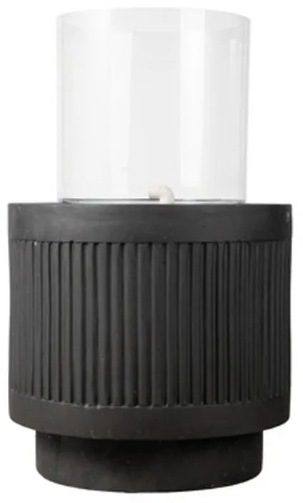 Artekko Fountain Συντριβάνι Τσιμέντο Μαύρο Πολυκαρβονικό (50.8x50.8x49.5)cm Artekko D8840CE-DS