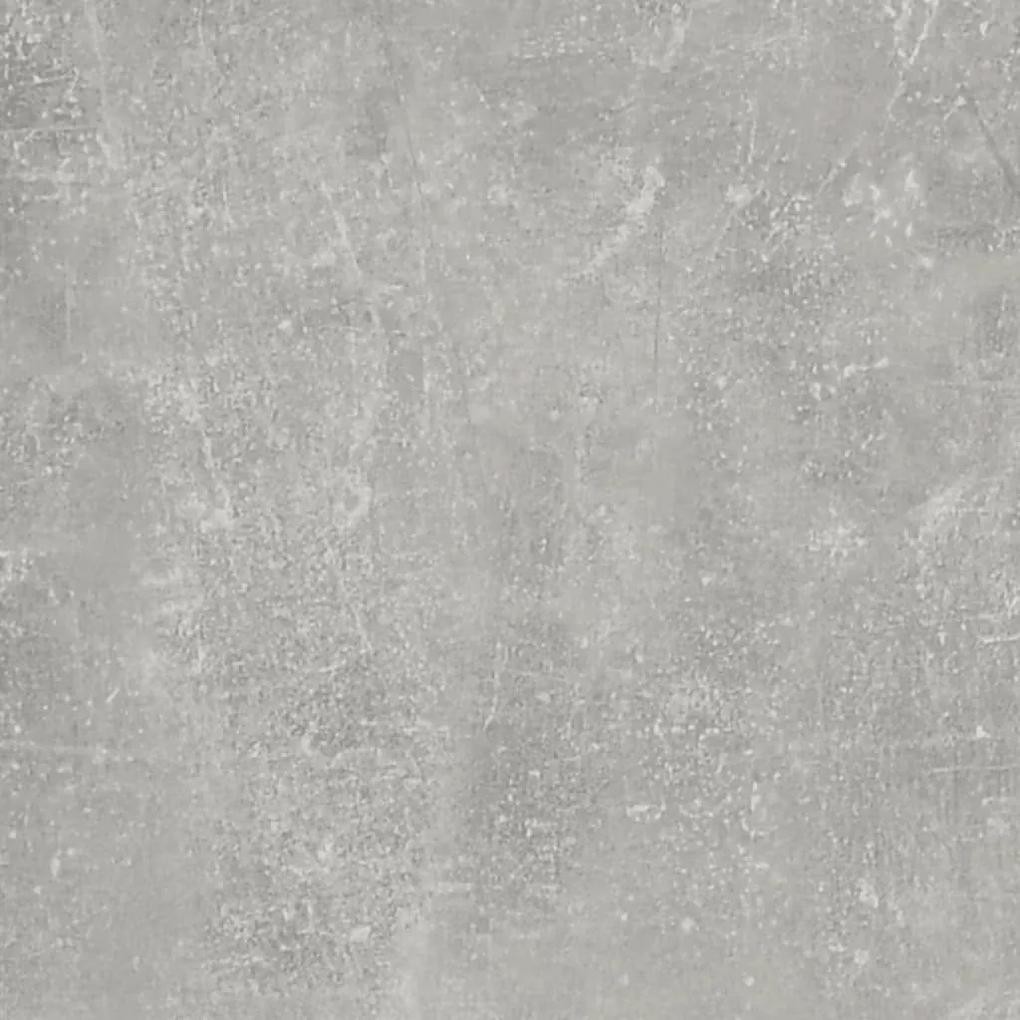 Ντουλάπι Μπάνιου με Καθρέφτη Γκρι Σκυροδέματος από Επεξ. Ξύλο - Γκρι