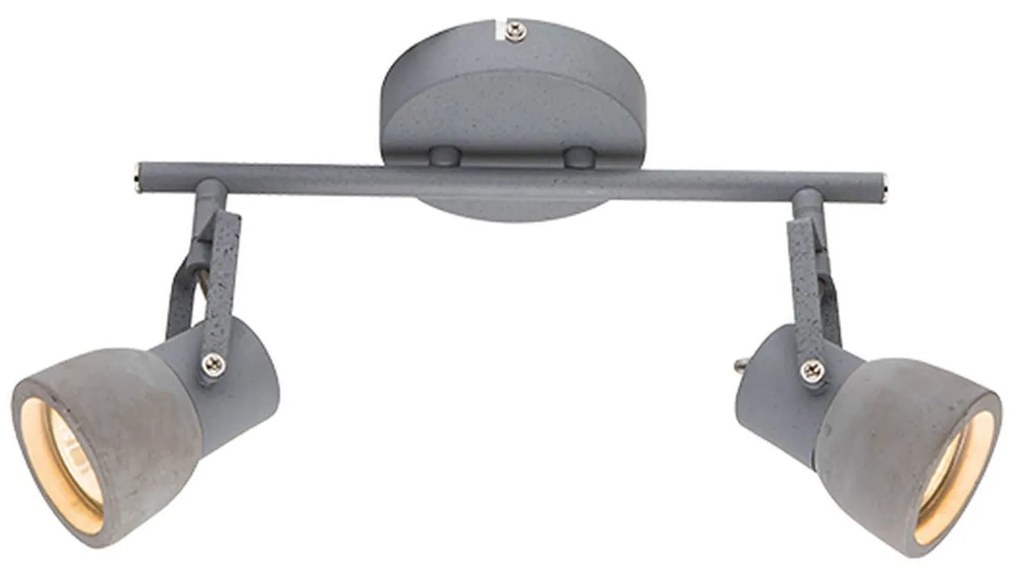 Δίφωτο Φωτιστικό Σποτ MC171152 Grey Cement, Metal