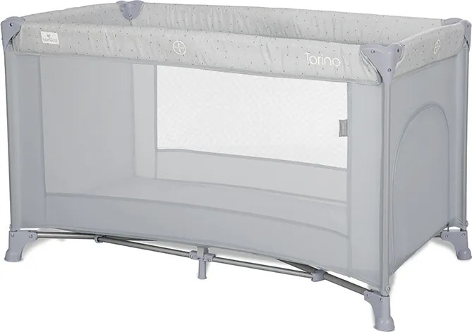 BABY COT TORINO 1 LAYER GREY
