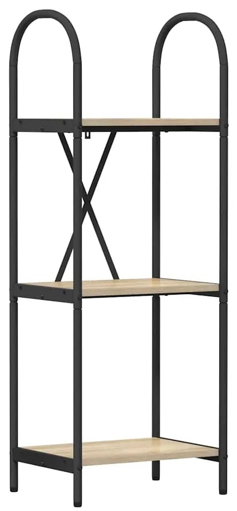 vidaXL Ράφι Βιβλίων Sonoma Δρυς 40 x 30 x 109 εκ Επεξεργασμένο ξύλο