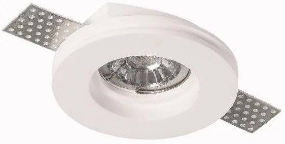 Σποτ Γύψινο χωνευτό 11001-C1-R10 λευκό Sunlight-11001-C1 R10-Λευκό 11001-C1 R10