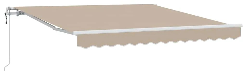 vidaXL Σκηνίτσα Αναδιπλούμενη 350 x 250 εκ Μπεζ