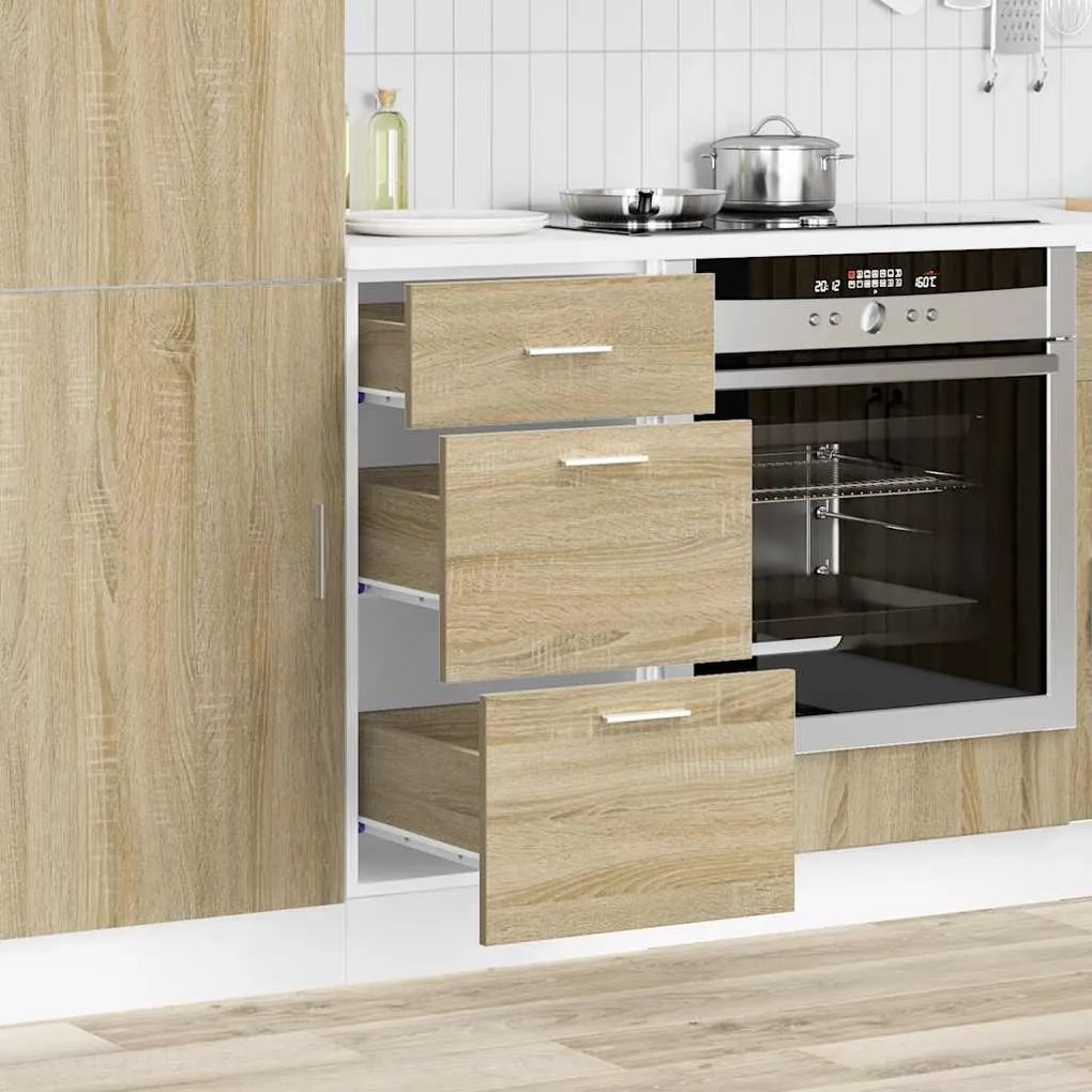 vidaXL Κάτω ντουλάπι Lyon Sonoma Oak 40x46x81,5 cm Κατασκευασμένο ξύλο