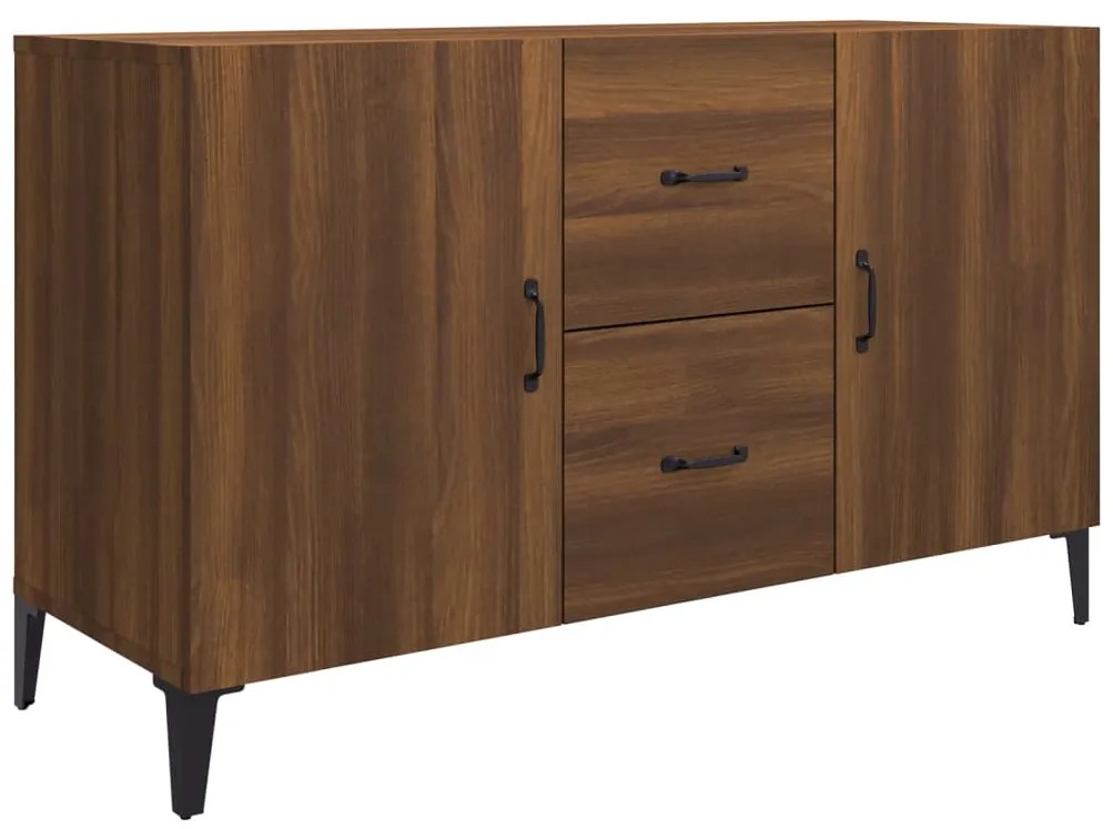 vidaXL Μπουφές Καφέ Δρυς 100 x 36 x 60 εκ. Επεξεργασμένο Ξύλο
