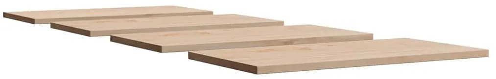 vidaXL Επιφάνειες Τραπεζιού Ορθογώνιες 4 τεμ. 90x45x2,5 εκ Μασίφ Πεύκο