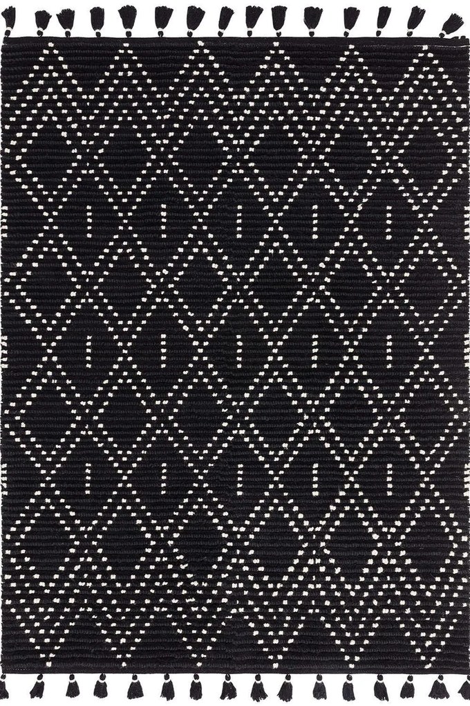 Χαλί Nepal Diamond Black-Cream Asiatic London 120X170cm