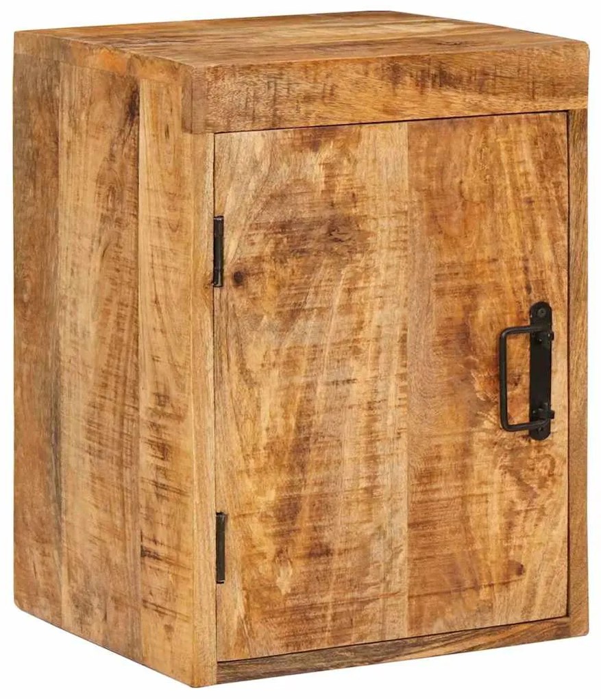 vidaXL Κομοδίνο Καφέ 35 x 33 x 48 εκ Στερεό ξύλο μάνγκο