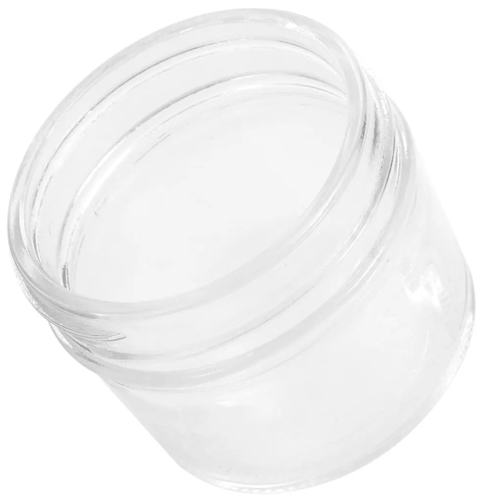 vidaXL Βάζα Μαρμελάδας 48 τεμ. 110 ml Γυάλινα με Χρυσά Καπάκια