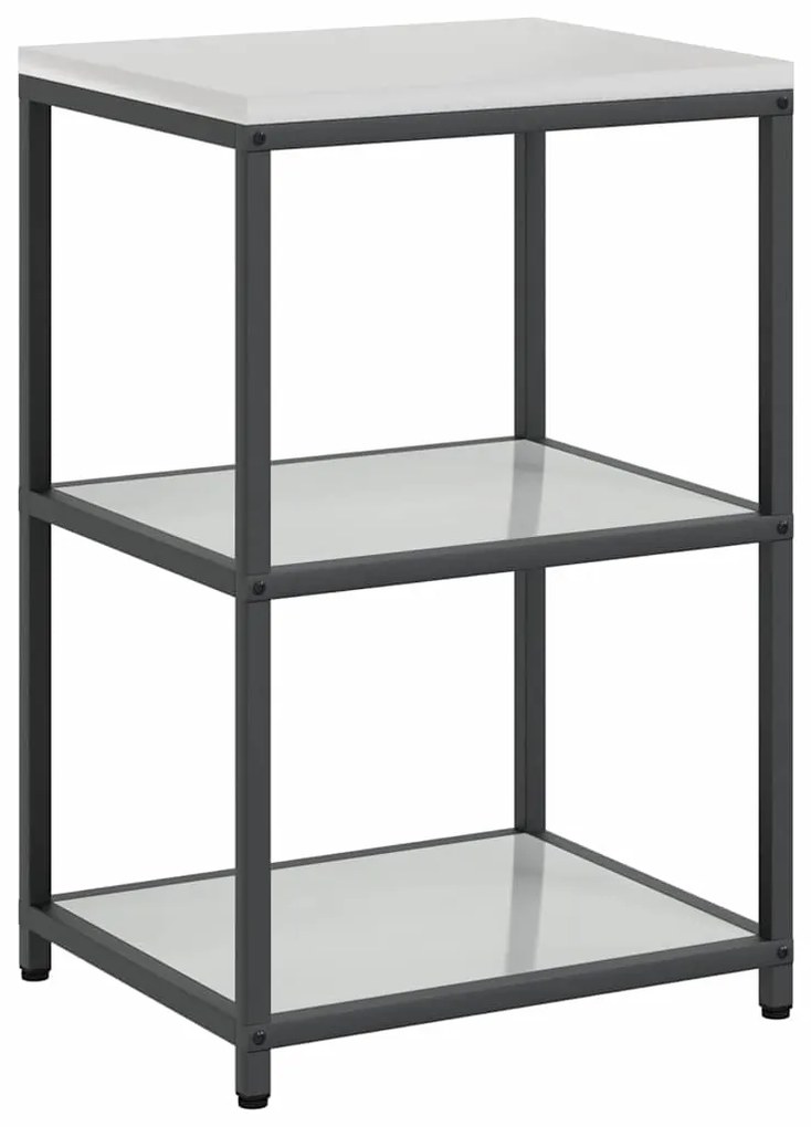 vidaXL Σετ Αποθήκευσης Κουζίνας με ράφι 2 pcs Ασημί 150 x 50 x 92 εκ.