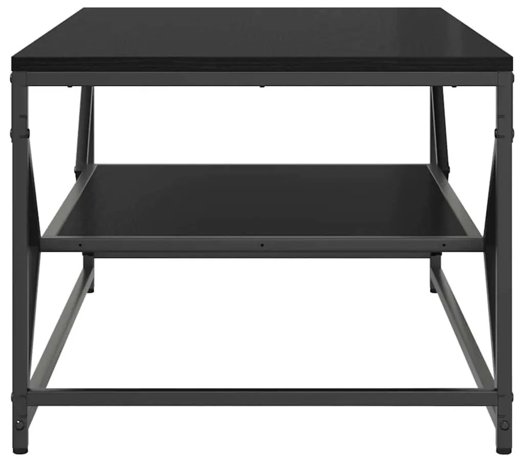 vidaXL Τραπεζάκι σαλονιού Μαύρη δρυς 90 x 50 x 40 cm