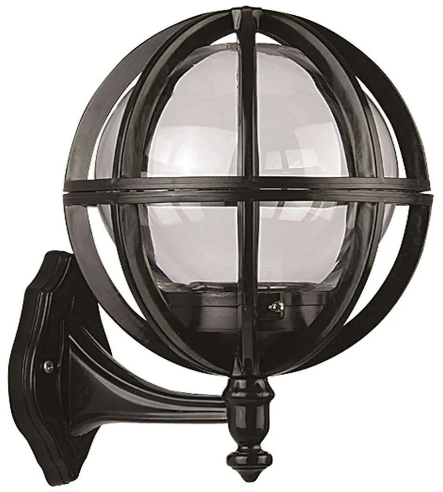 Φωτιστικό Τοίχου - Απλίκα 685AVN1101 28x23x34cm E27 40W Black-White Opviq