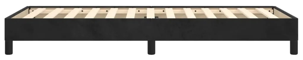 vidaXL Πλαίσιο Κρεβατιού Μαύρο 90x200 εκ. Βελούδινο