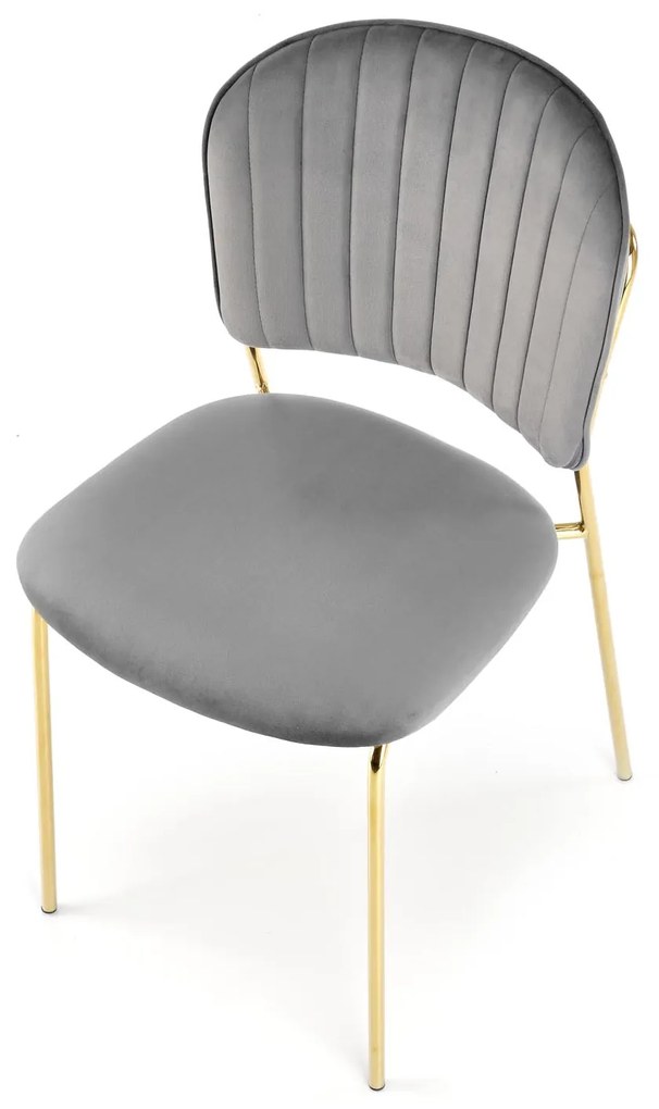 K499 chair grey DIOMMI V-CH-K/499-KR-POPIELATY