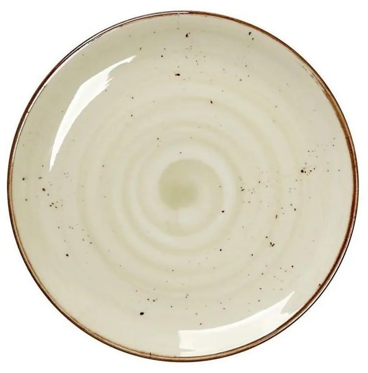 Πιάτο Πορσελάνινο Terra Ρηχό Σετ 6 τμχ Tlh102K6 Φ24,5cm Green Espiel Porcelain