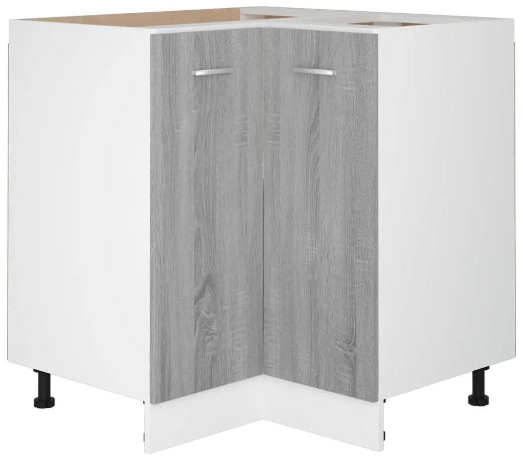 vidaXL Ντουλάπι Κουζίνας Γκρι sonoma75,5x75,5x80,5εκ. Επεξεργ. Ξύλο
