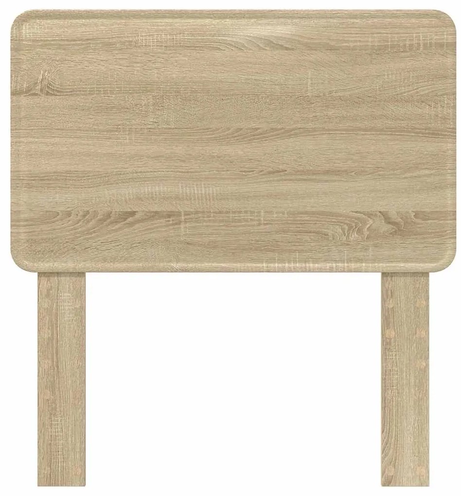 vidaXL Κεφαλάρι με κεφαλάρι Δρύς Sonoma 90 cm Επεξεργασμένο ξύλο