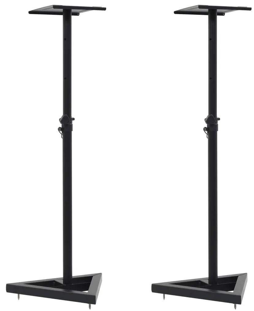 vidaXL Βάσεις Ηχείων Studio Monitor 2 τεμ. Μαύρες από Ατσάλι