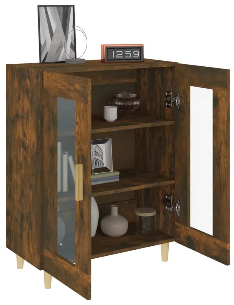 vidaXL Ντουλάπι Καπνιστή Δρυς 69,5 x 34 x 90 εκ. Επεξεργασμένο Ξύλο