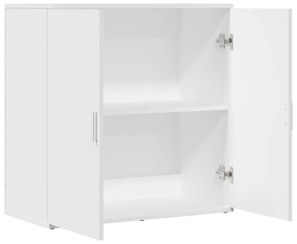 vidaXL Ραφιέρα Λευκή 79 x 38 x 80 εκ. από Επεξεργασμένο Ξύλο