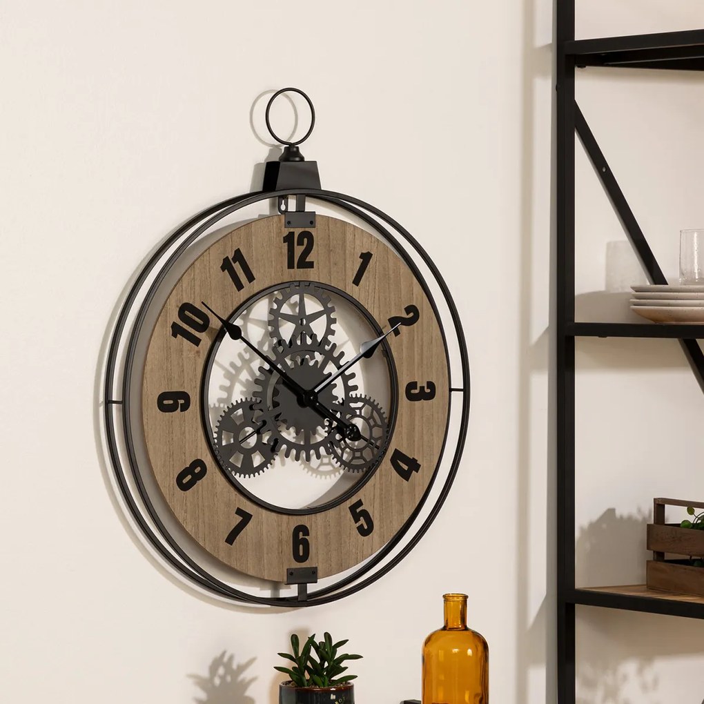 Ρολόι Τοίχου (Φ57) Αθόρυβο A-S Jack 185807