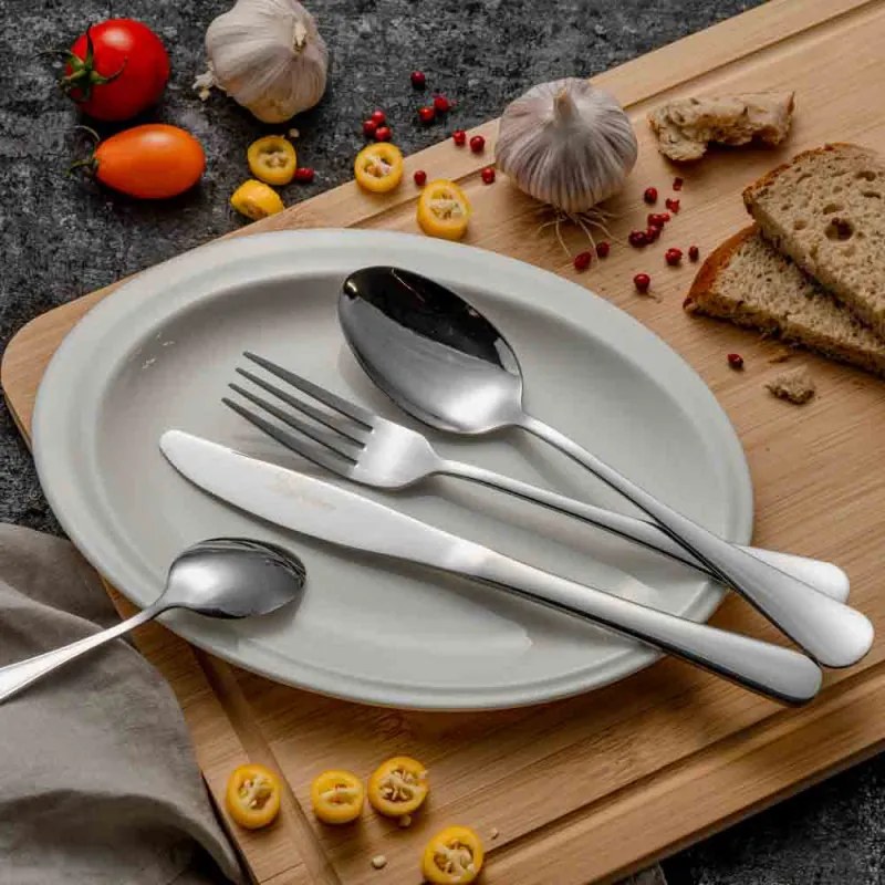 Σετ 24 μαχαιροπήρουνων Luigi Ferrero Prima FR-2402, Ανοξείδωτο, Ασημί