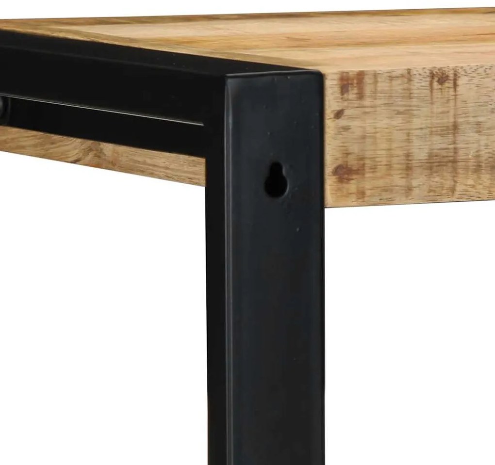 vidaXL Ράφι τοίχου 35x35x100 cm Στερεό ακατέργαστο ξύλο Mango