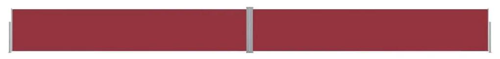 Σκίαστρο Πλαϊνό Συρόμενο Βεράντας Κόκκινο 170 x 1200 εκ. - Κόκκινο