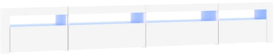 vidaXL Έπιπλο Τηλεόρασης με LED Λευκό 270 x 35 x 40 εκ.