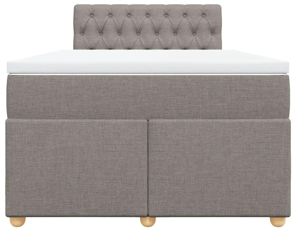 ΚΡΕΒΑΤΙ BOXSPRING ΜΕ ΣΤΡΩΜΑ TAUPE 120X200 ΕΚ. ΥΦΑΣΜΑΤΙΝΟ 3286658