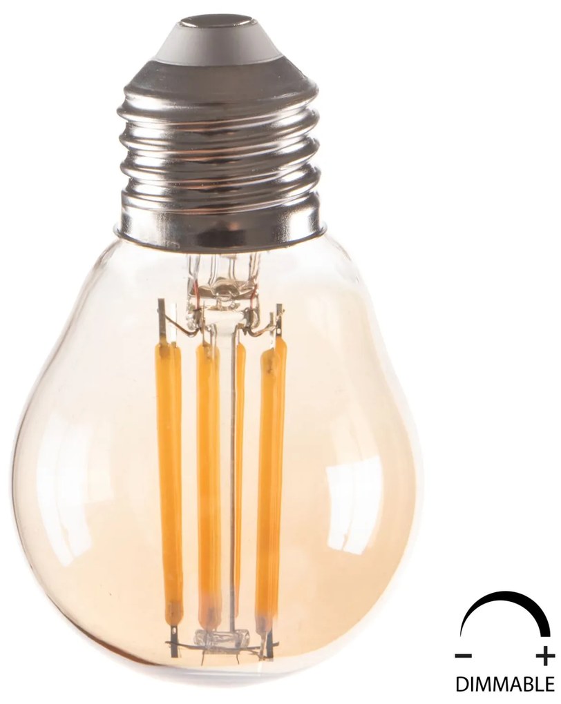 Λαμπτήρας Led Filament 6W E27 3000K Gold Dimmable