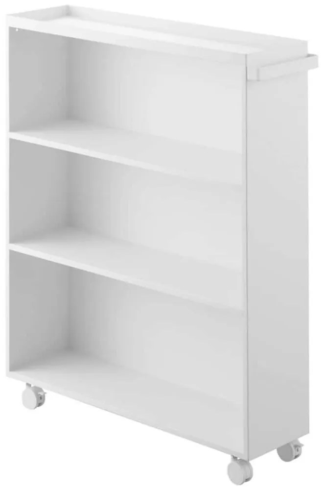Ραφιέρα Δαπέδου Τροχήλατη Tower YMZK1485 59x16,5x70cm White