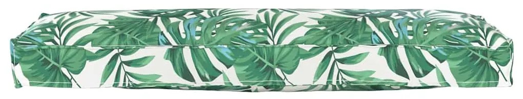vidaXL Σετ Μαξιλαριών Πάγου Floral 2 pcs Μοτίβο φύλλων 120 x 40 x 8 εκ