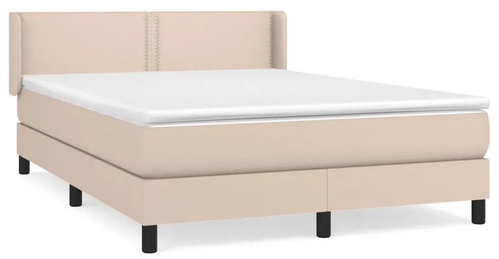 ΚΡΕΒΑΤΙ BOXSPRING ΜΕ ΣΤΡΩΜΑ ΚΑΠΟΥΤΣΙΝΟ 140X190ΕΚ.ΑΠΟ ΣΥΝΘ.ΔΕΡΜΑ 3130720