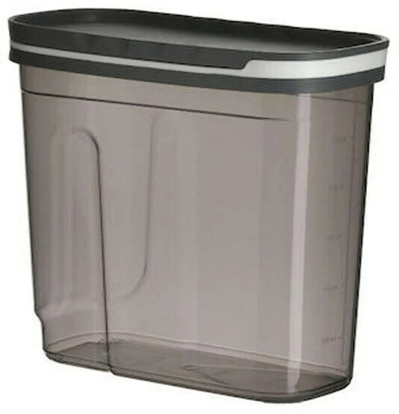 Δοχείο Αποθήκευσης Τροφίμων 6-60-220-0010 20x10x18cm 1,8Lt Grey Click Plastic