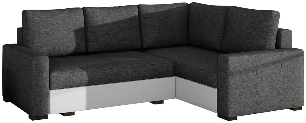 Γωνιακός καναπές Rona-Δεξιά-Ανθρακί - 240.00Χ165.00Χ90.00cm
