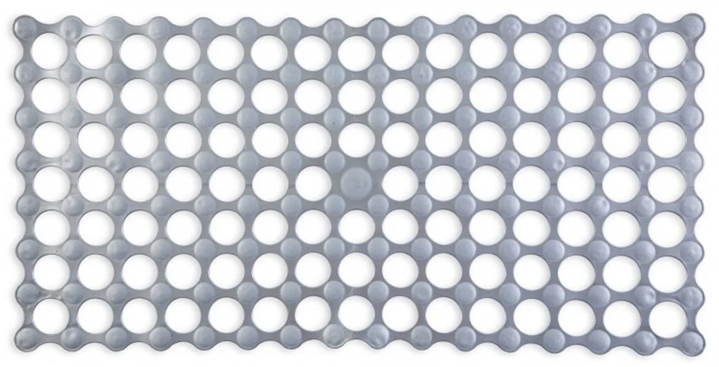 Ταπέτο Μπάνιου Αντιολισθητικό GOLF Ασημί 34x68.5cm