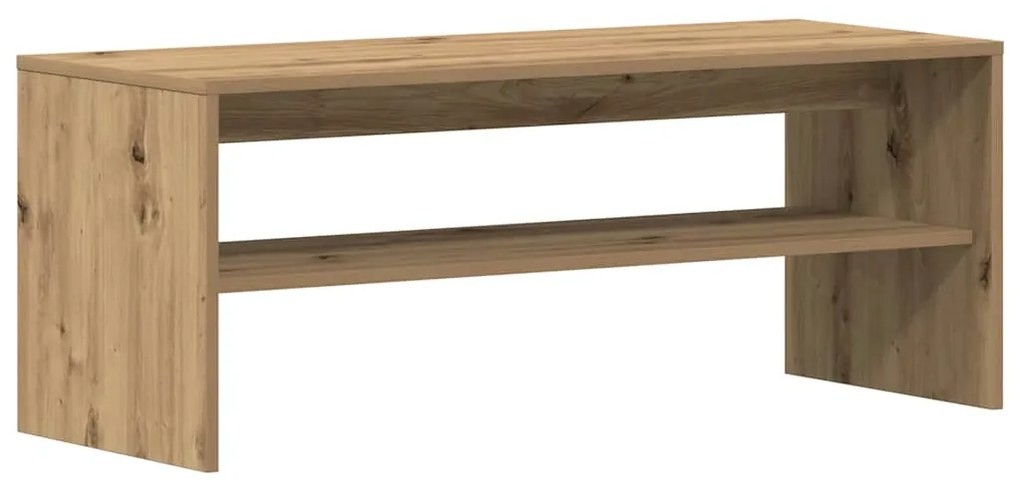 Έπιπλο Τηλεόρασης Αρτισιανή Δρυς 100x40x40 εκ από Επεξεργ. Ξύλο 859126