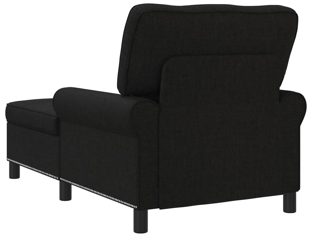 vidaXL Χαλάρωση με μαξιλάρι Μαύρο 91 x 157 x 91 εκ. ύφασμα