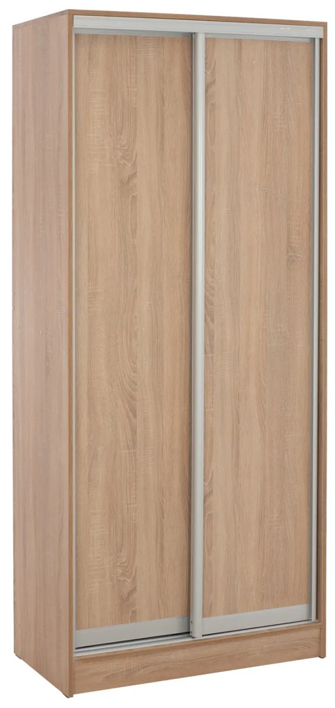 Freebox ΝΤΟΥΛΑΠΑ ΣΥΡΟΜΕΝΗ ADLER ΜΕΛΑΜΙΝΗΣ 90x45x210Yεκ. SONAMA OAK 2ΦΥΛΛΗ FB92436.01