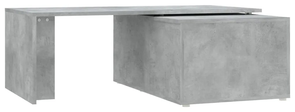 vidaXL Τραπεζάκι Σαλονιού Γκρι Σκυροδέματος 150x50x35 εκ. Μοριοσανίδα