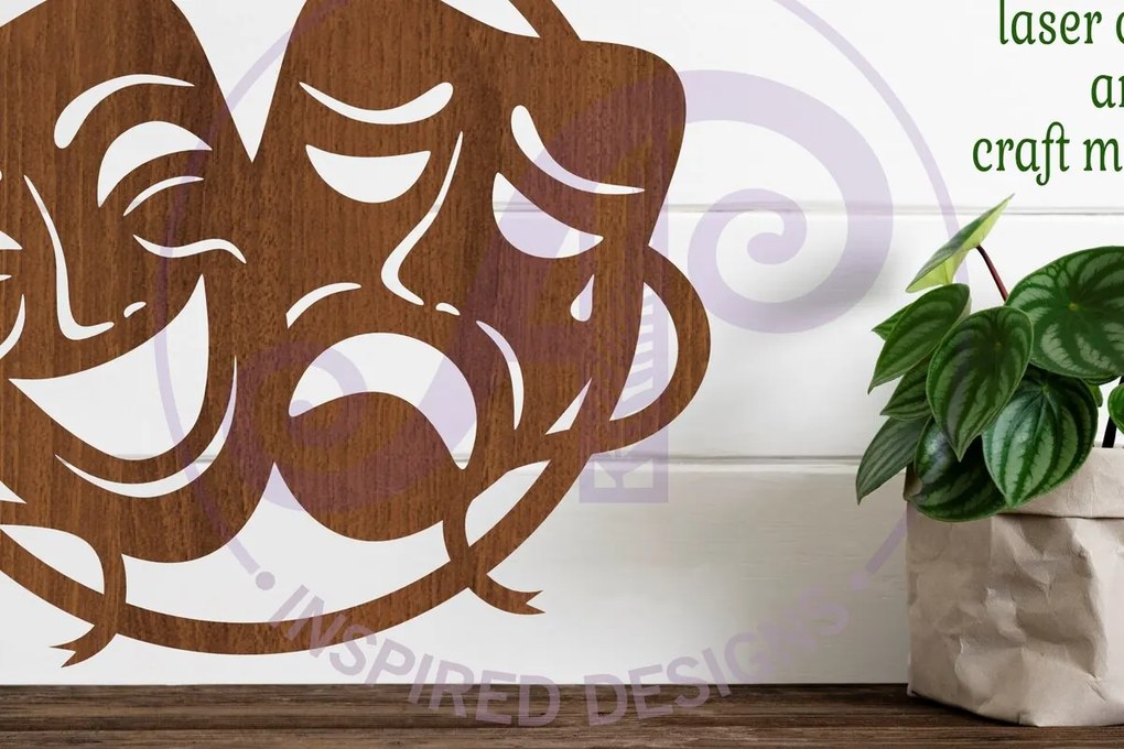 Intra απο ξύλο plywood 3mm-4mm πάχος – Πινακίδα Τέχνης Τοίχου Performing Arts, Αρχείο. Δίασταση 40x30 cm INTRAFABR-104405045