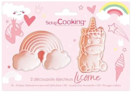Scrap Cooking Φόρμες - Καλούπια Μπισκότων Με Έμβολο Σετ Μονόκαιροι SCC-2141