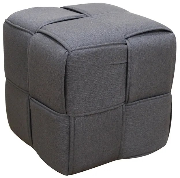 LINE ΣΚΑΜΠΟ GREY ΥΦΑΣΜΑ 40X40X40εκ.