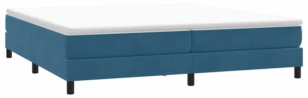 ΚΡΕΒΑΤΙ BOXSPRING ΜΕ ΣΤΡΩΜΑ ΣΚΟΥΡΟ ΜΠΛΕ 180X210 ΕΚ. ΒΕΛΟΥΔΙΝΟ 3315937