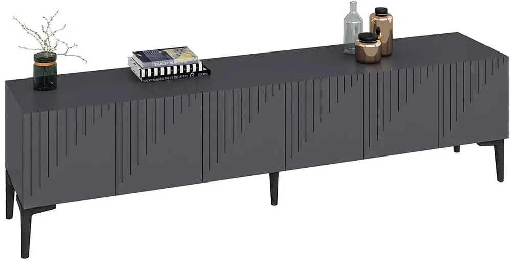Έπιπλο Τηλεόρασης Artemis 475OLV1461 180x37x45cm Anthracite