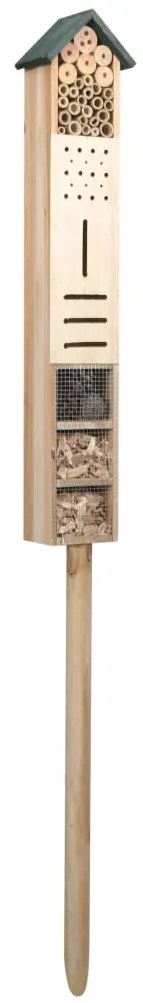 vidaXL Ξενοδοχείο Εντόμων 15 x 11 x 150 εκ. από Ξύλο Ελάτης