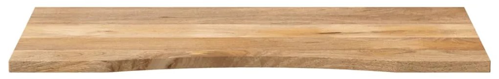 vidaXL Επιφάνεια Γραφείου Καμπύλη 140x50x2,5 εκ Μασίφ Ακατ. Μάνγκο